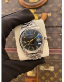 ROLEX DATEJUST 36 REF 16014 JUBILEE BLACK DIAL 36MM AUTOMATIC WATCH