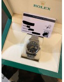 ROLEX DATEJUST 36 REF 16014 JUBILEE BLACK DIAL 36MM AUTOMATIC WATCH