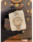 (LIKE NEW) 2000 ROLEX LADY DATEJUST REF 79173 18K 750 YELLOW GOLD JUBILEE DIAMOND DIAL 26MM AUTOMATIC WATCH -FULL SET-