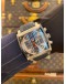 (LIKE NEW) 2016 TAG HEUER MONACO CALIBRE 36 CHRONOGRAPH REF CAL5111 BLUE DIAL 40.5MM AUTOMATIC WATCH -FULL SET-