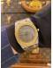 2003 AP AUDEMARS PIGUET ROYAL OAK REF 56303SA 18K 750 YELLOW GOLD GREY DIAL 33MM QUARTZ WATCH