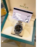 2022 ROLEX OYSTER PERPETUAL DATE REF 115200 BLACK DIAL 34MM AUTOMATIC WATCH