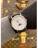 (LIKE NEW) 2022 BLANCPAIN VILLERET QUANTIEME COMPLET MOONPHASE REF 6263-1127-55B WHITE DIAL 38MM AUTOMATIC WATCH