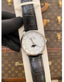 (LIKE NEW) 2022 BLANCPAIN VILLERET QUANTIEME COMPLET MOONPHASE REF 6263-1127-55B WHITE DIAL 38MM AUTOMATIC WATCH
