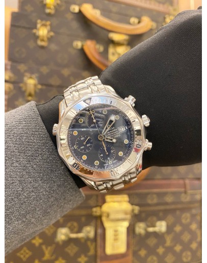 2010 OMEGA SEAMASTER DIVER 300M CHRONOGRAPH REF 2598.80.00 BLUE DIAL 41.5MM AUTOMATIC WATCH