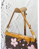 LOUIS VUITTON x TAKASHI MURAKAMI CHERRY BLOSSOM MONOGRAM CANVAS POCHETTE MINI SHOULDER BAG