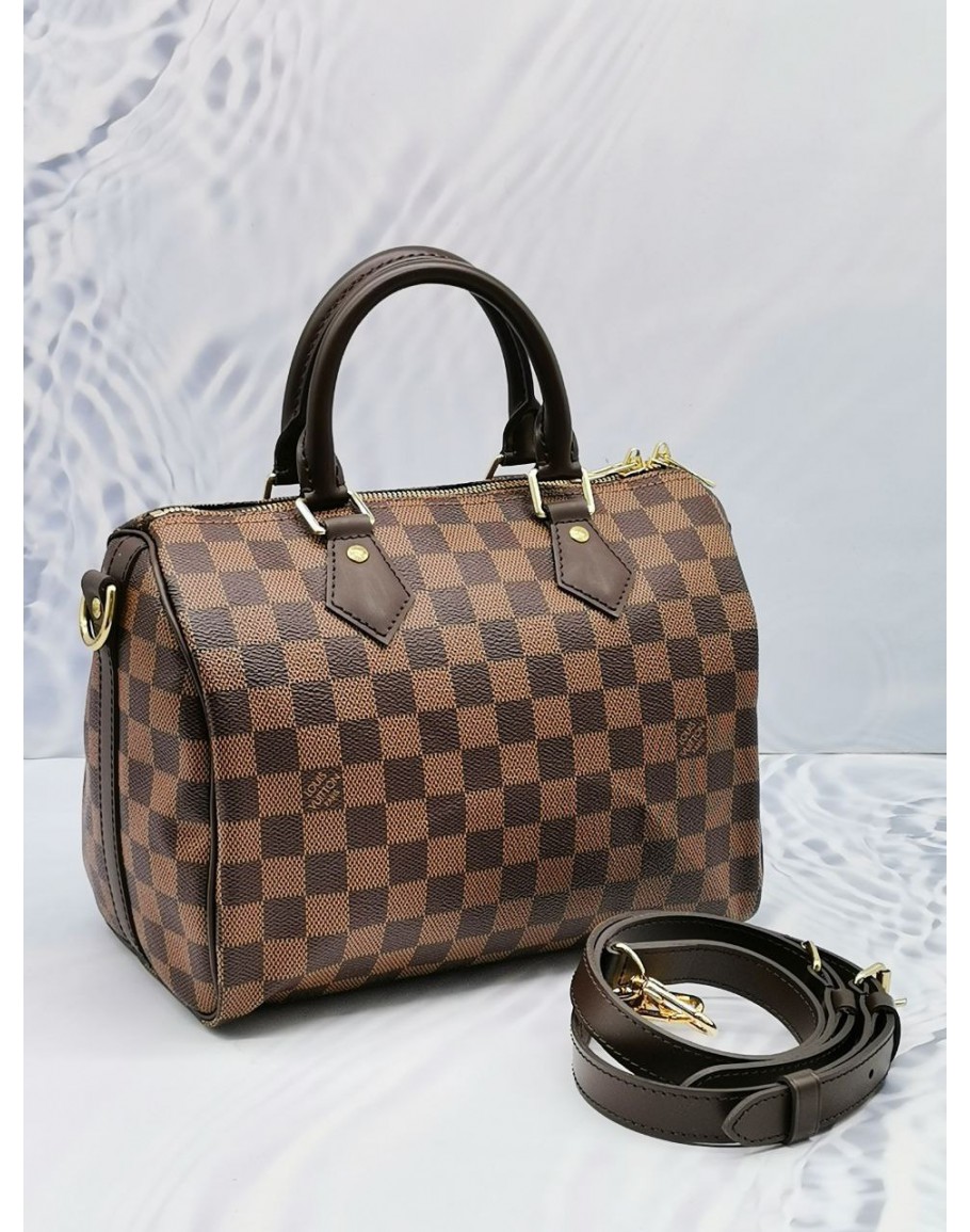 Buy Pre-owned & Brand new Luxury Louis Vuitton Bandouliere Damier Ebene Speedy  25 Bag Online