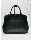 LOUIS VUITTON MONTAIGNE MM MONOGRAM EMPREINTE LEATHER BAG