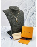 LOUIS VUITTON TWO TONE NANOGRAM NECKLACE