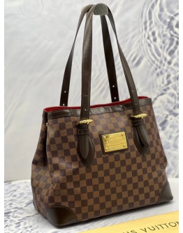 LOUIS VUITTON HAMPSTEAD MM DAMIER EBENE CANVAS BAG