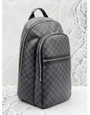 LOUIS VUITTON MICHAEL DAMIER GRAPHITE CANVAS BACKPACK