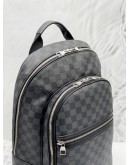 LOUIS VUITTON MICHAEL DAMIER GRAPHITE CANVAS BACKPACK