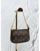 LOUIS VUITTON MINI POCHETTE MONOGRAM CANVAS POUCH 