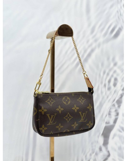 LOUIS VUITTON MINI POCHETTE MONOGRAM CANVAS POUCH 