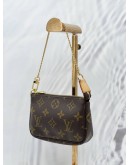 LOUIS VUITTON MINI POCHETTE MONOGRAM CANVAS POUCH 