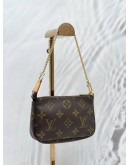 LOUIS VUITTON MINI POCHETTE MONOGRAM CANVAS POUCH 