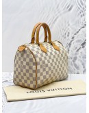 LOUIS VUITTON SPEEDY 25 DAMIER AZUR CANVAS BAG