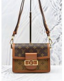 (RAYA SALE) 2022 LOUIS VUITTON MINI DAUPHINE MONOGRAM REVERSE CANVAS BAG