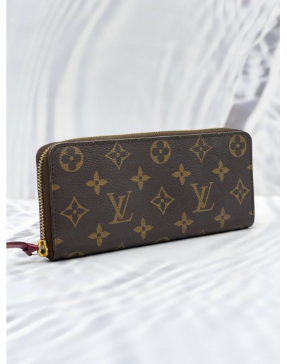 (RAYA SALE) LOUIS VUITTON CLEMENCE MONOGRAM CANVAS LONG ZIPPY WALLET 