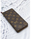 (RAYA SALE) LOUIS VUITTON CLEMENCE MONOGRAM CANVAS LONG ZIPPY WALLET 