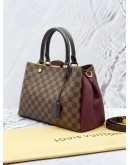 LOUIS VUITTON BRITTANY DAMIER EBENE CANVAS BAG