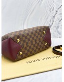 LOUIS VUITTON BRITTANY DAMIER EBENE CANVAS BAG