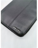 PRADA TRAVEL ZIP ROUND WALLET