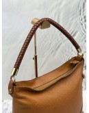 MASSIMO DUTTI PEBBLED LEATHER HOBO SHOULDER BAG 