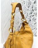 PRADA PEBBLED LEATHER HOBO BAG