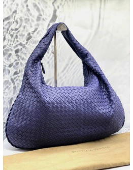 (LIKE NEW) BOTTEGA VANETA WOMAN BOSTON BAG LIGHT PURPLE 