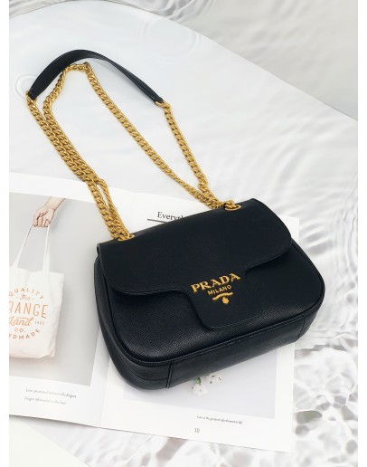 PRADA SAFFIANO SHOULDER CHAIN BAG