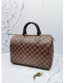 LOUIS VUITTON SPEEDY 30 DAMIER EBENE CANVAS BAG 