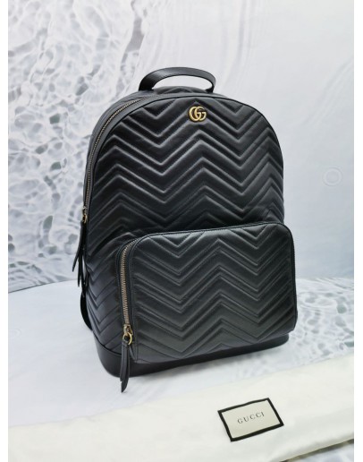 GUCCI GG MARMONT MATELASSE LEATHER BACKPACK