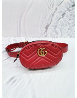 GUCCI GG MARMONT MATELASSE LEATHER BELT BAG