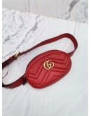 GUCCI GG MARMONT MATELASSE LEATHER BELT BAG