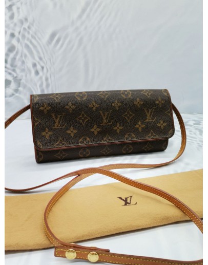 LOUIS VUITTON POCHETTE TWIN MONOGRAM CANVAS BAG