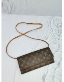 LOUIS VUITTON POCHETTE TWIN MONOGRAM CANVAS BAG