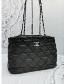 CHANEL AGED CALFSKIN LEATHER TOTE BAG