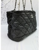 CHANEL AGED CALFSKIN LEATHER TOTE BAG