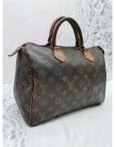 LOUIS VUITTON SPEEDY 30 MONOGRAM CANVAS BAG