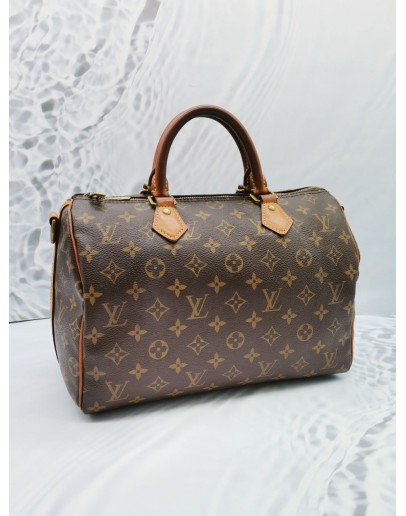 LOUIS VUITTON SPEEDY 30 MONOGRAM CANVAS BAG