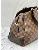 LOUIS VUITTON KENSINGTON BOWLING DAMIER EBENE CANVAS BAG