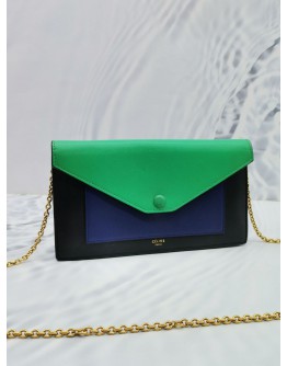 CELINE POCKET ENVELOPE WALLET ON CHAIN