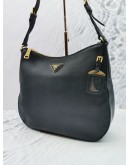 PRADA LEATHER SHOULDER BAG