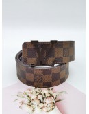 LOUIS VUITTON DAMIER EBENE BELT SIZE 95/34