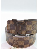 LOUIS VUITTON DAMIER EBENE BELT SIZE 95/34