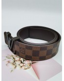 LOUIS VUITTON DAMIER EBENE BELT SIZE 95/34