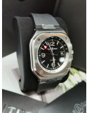 BELL & ROSS BR05 GMT WATCH 41MM AUTOMATIC FULL SET