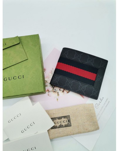 GUCCI GG SUPREME CANVAS WEB WALLET