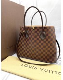 LOUIS VUITTON KENSINGTON V DAMIER EBENE CANVAS TOTE BAG FULL SET